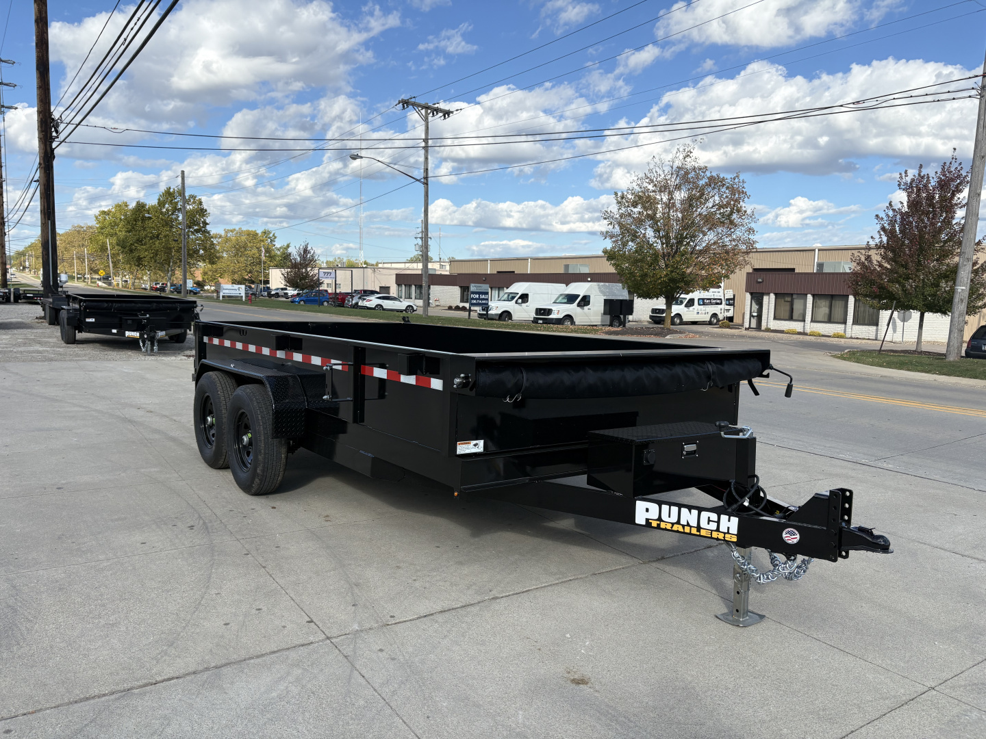 New 2026 Punch 83"X14' SCISSOR 14K DUMP Dump Trailer