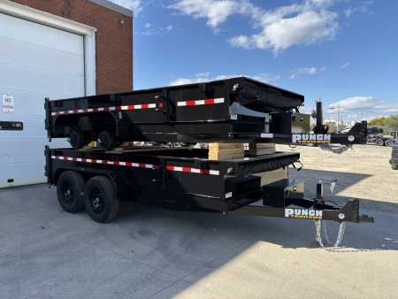 New 2026 Punch 83"X14' SCISSOR 14K DUMP Dump Trailer