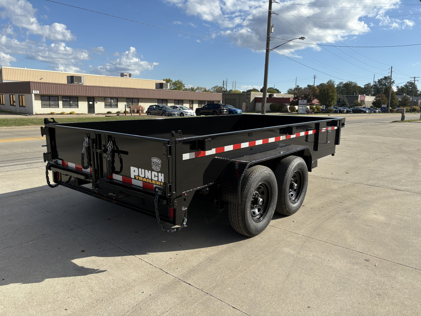 New 2026 Punch 83"X14' SCISSOR 14K DUMP Dump Trailer