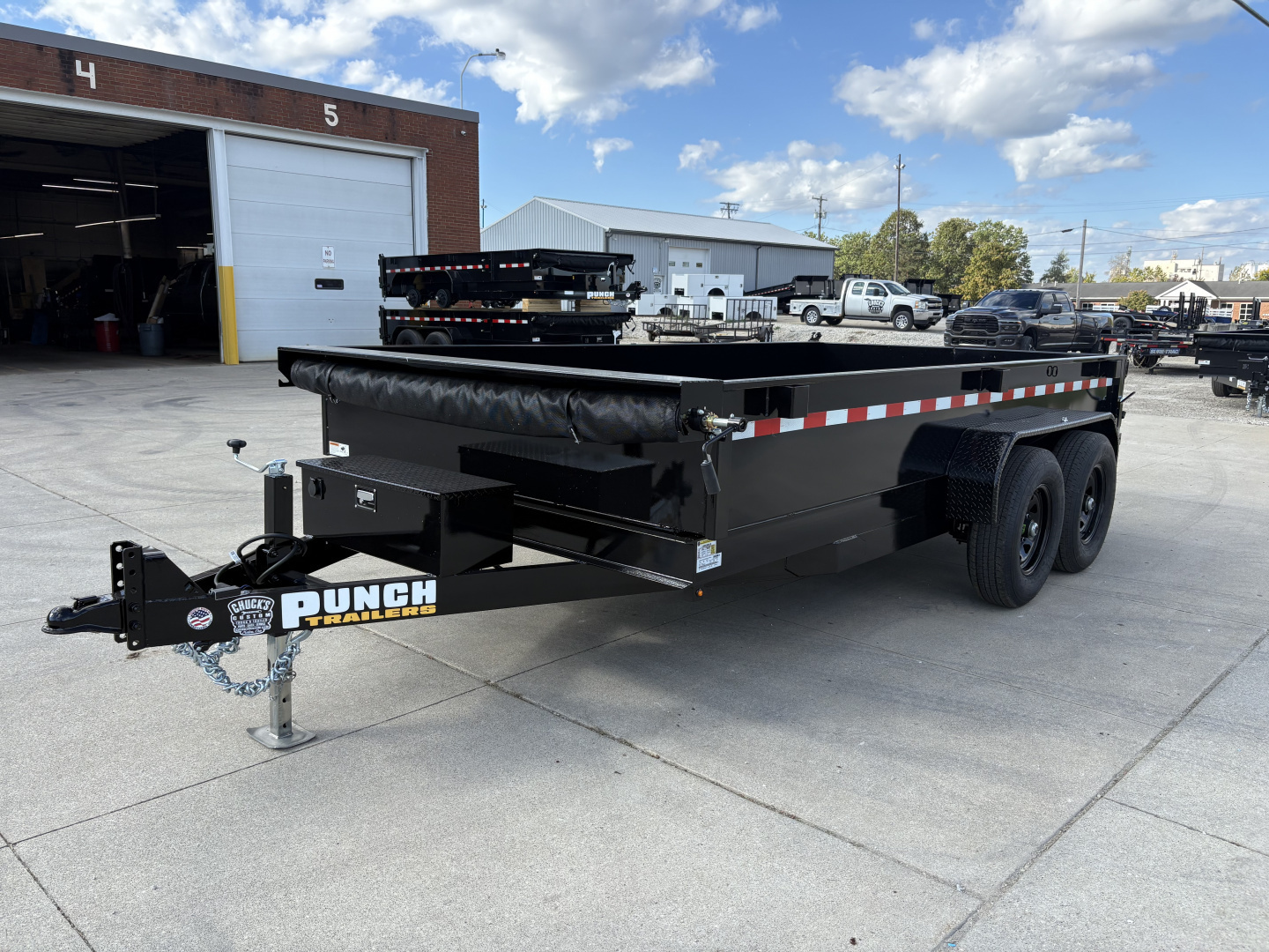 New 2026 Punch 83"X14' SCISSOR 14K DUMP Dump Trailer