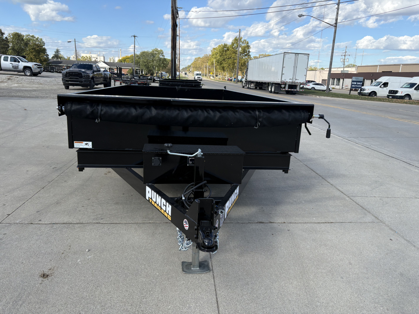 New 2026 Punch 83"X14' SCISSOR 14K DUMP Dump Trailer