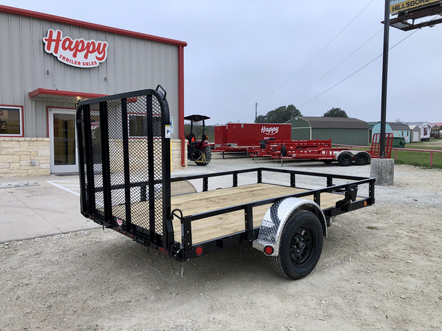 New 2026 PJ 77"x10' Single Axle Utility Trailer - U7