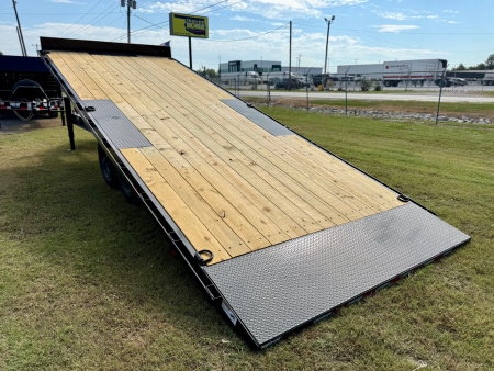 New 2026 Top Hat Trailers TD16-22x102 Deckover Power Tilt Trailer