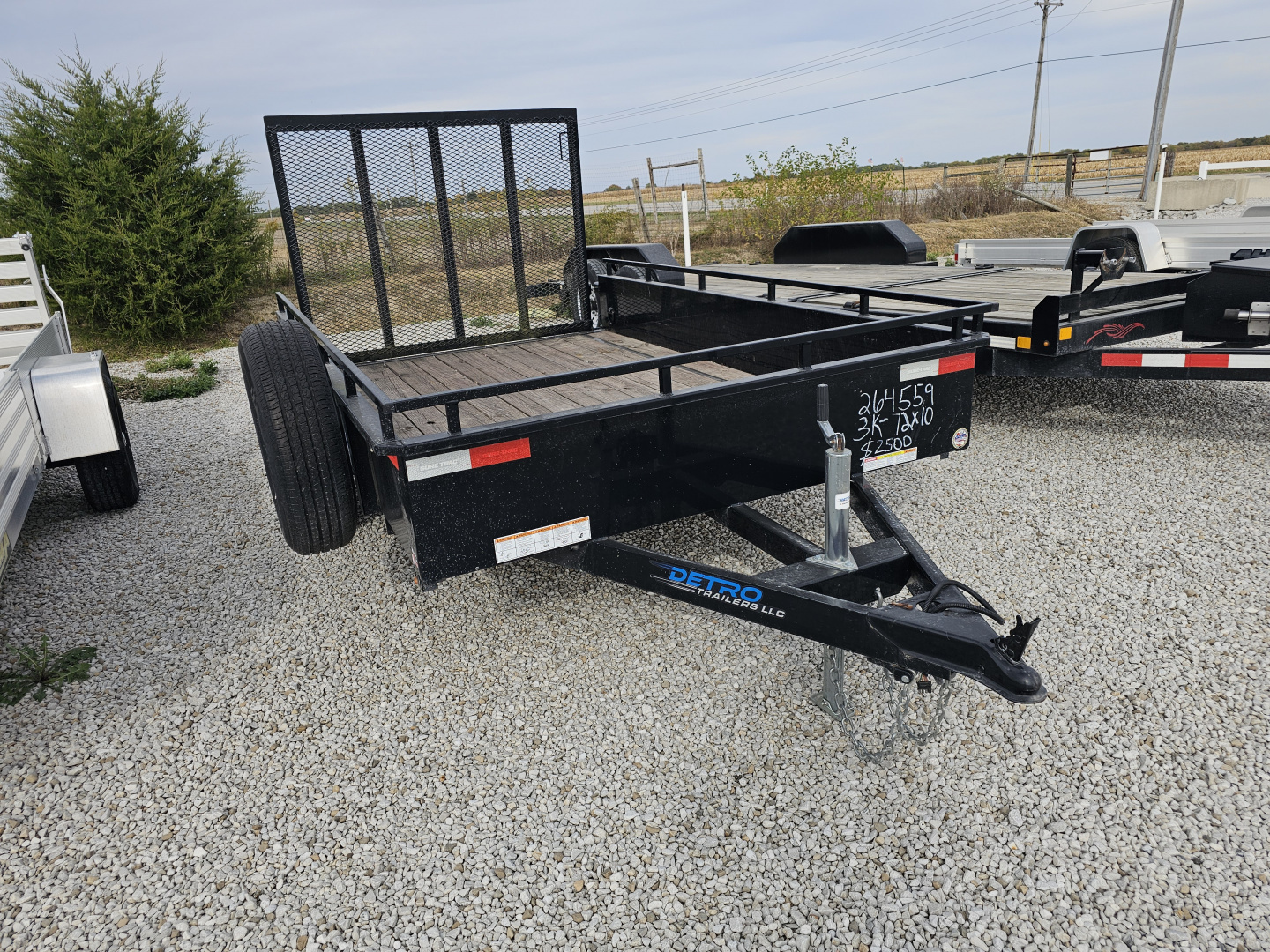 Used 2019 Sure-Trac 6 x 10 3K Idler High Side Utility Trailer