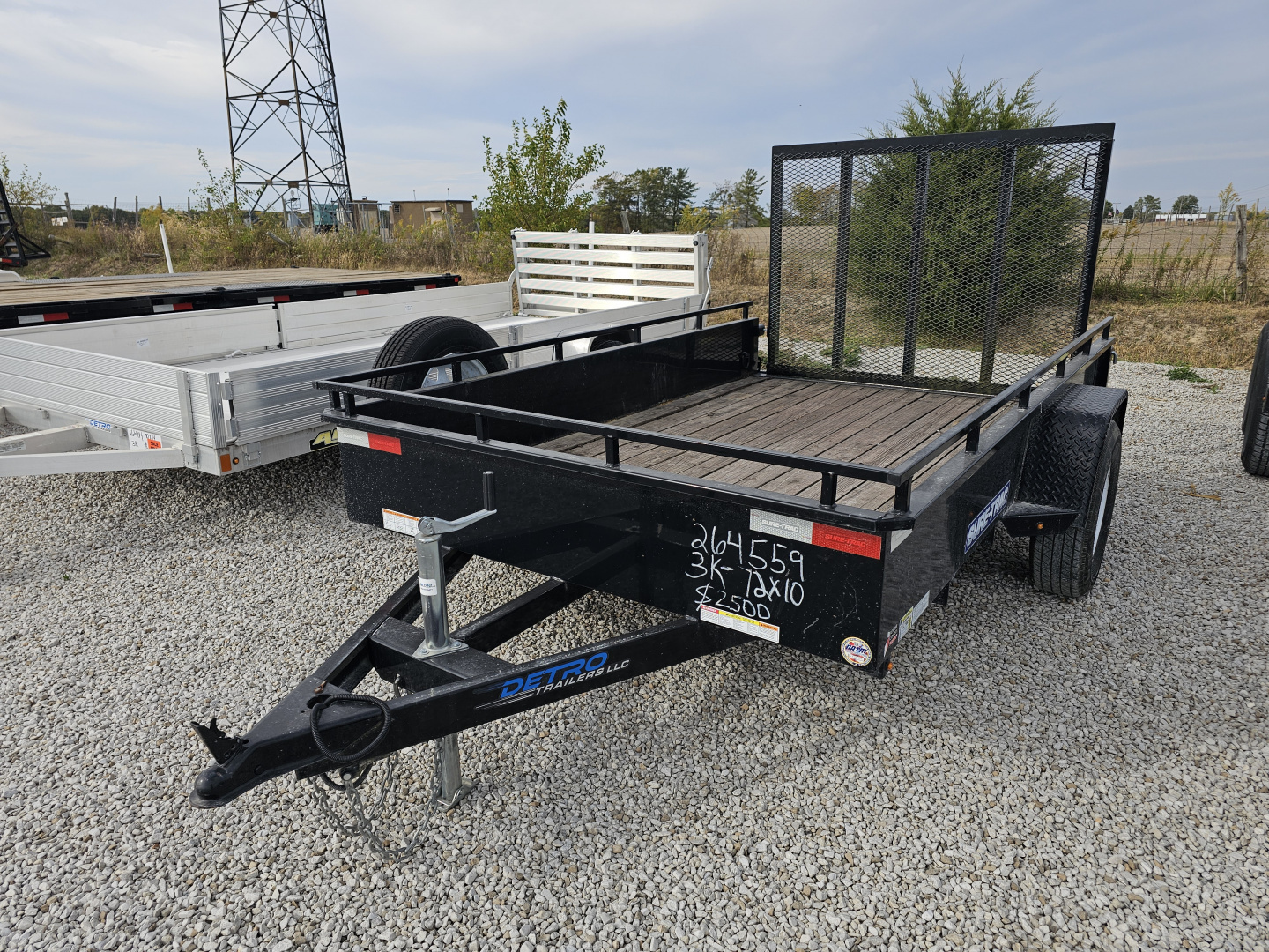 Used 2019 Sure-Trac 6 x 10 3K Idler High Side Utility Trailer
