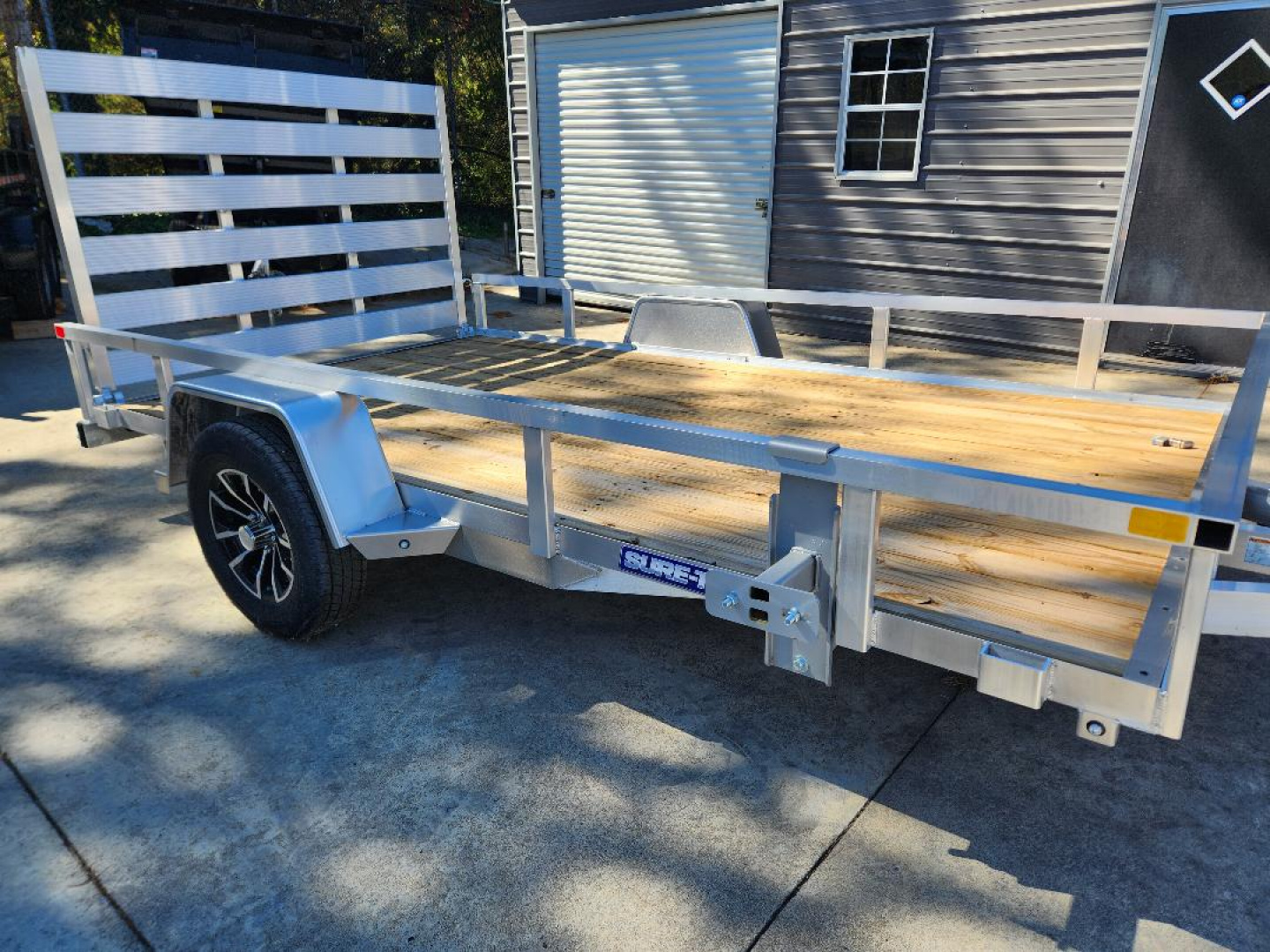 New 2026 Sure-Trac 7X12 Aluminum Utility Trailer