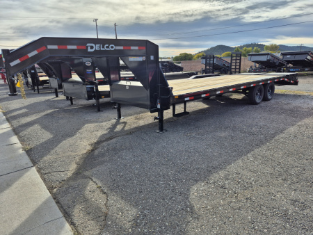 New 2026 Delco Gooseneck Tandem Axle /14,000 GVWR/102 X25'