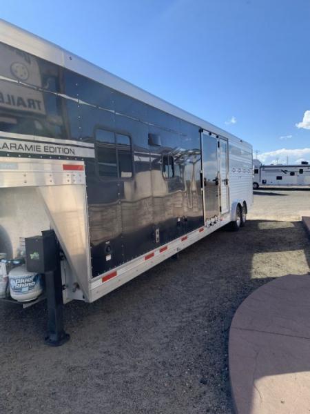 Used 2022 SMC SLE8169SR 16' Stock/Combo Trailer