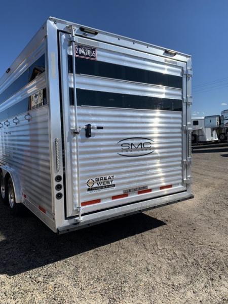 Used 2022 SMC SLE8169SR 16' Stock/Combo Trailer