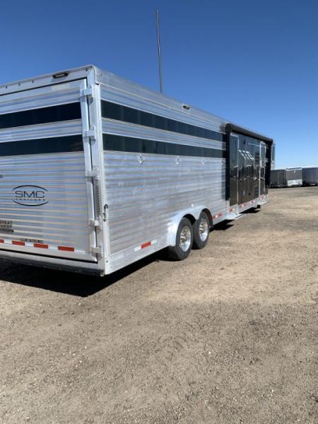 Used 2022 SMC SLE8169SR 16' Stock/Combo Trailer