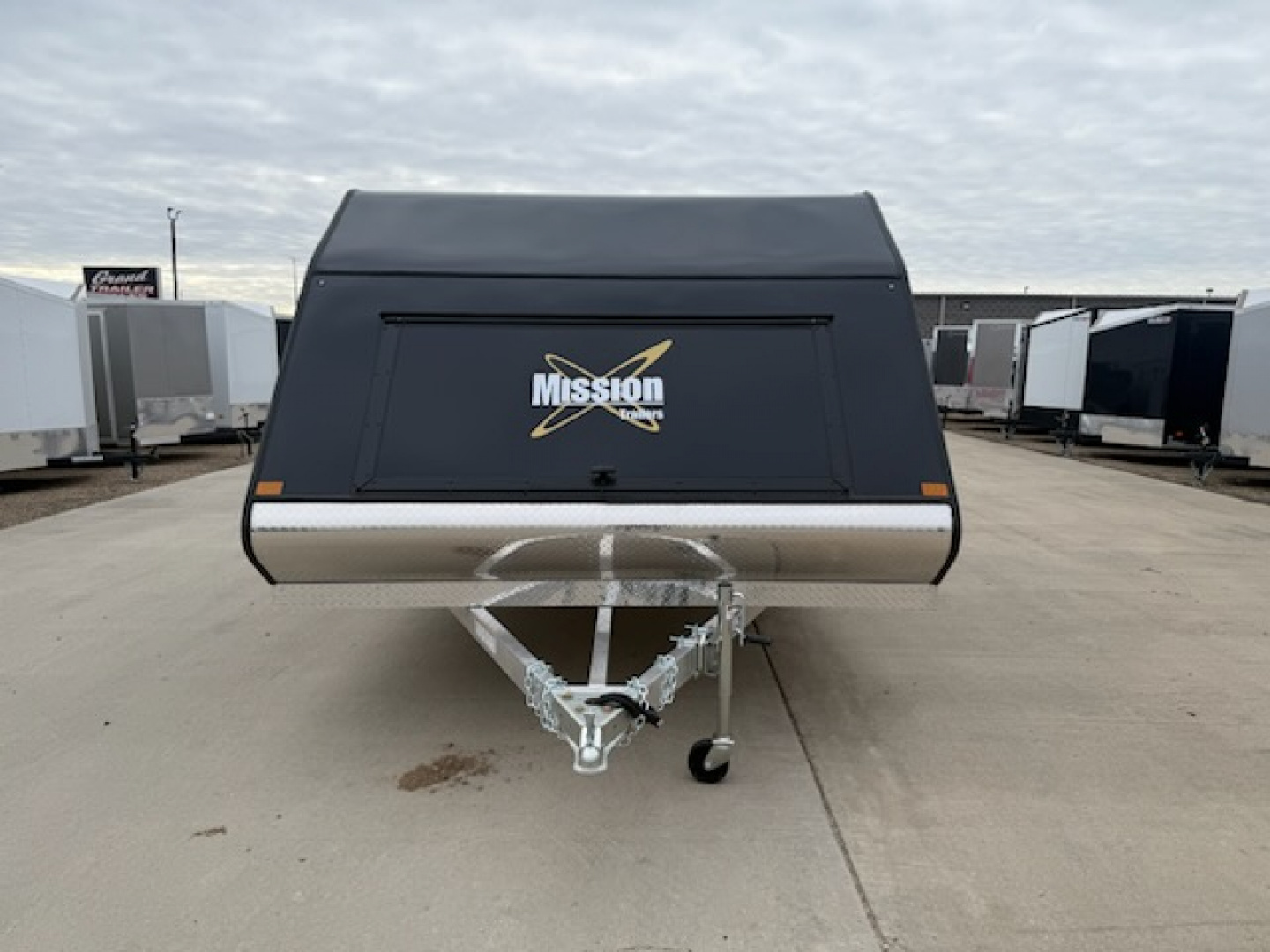 New 2026 Mission MFS 101x12 Crossover Enclosed Snowmobile Trailer