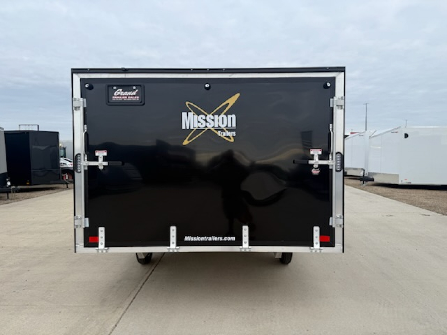 New 2026 Mission MFS 101x12 Crossover Enclosed Snowmobile Trailer
