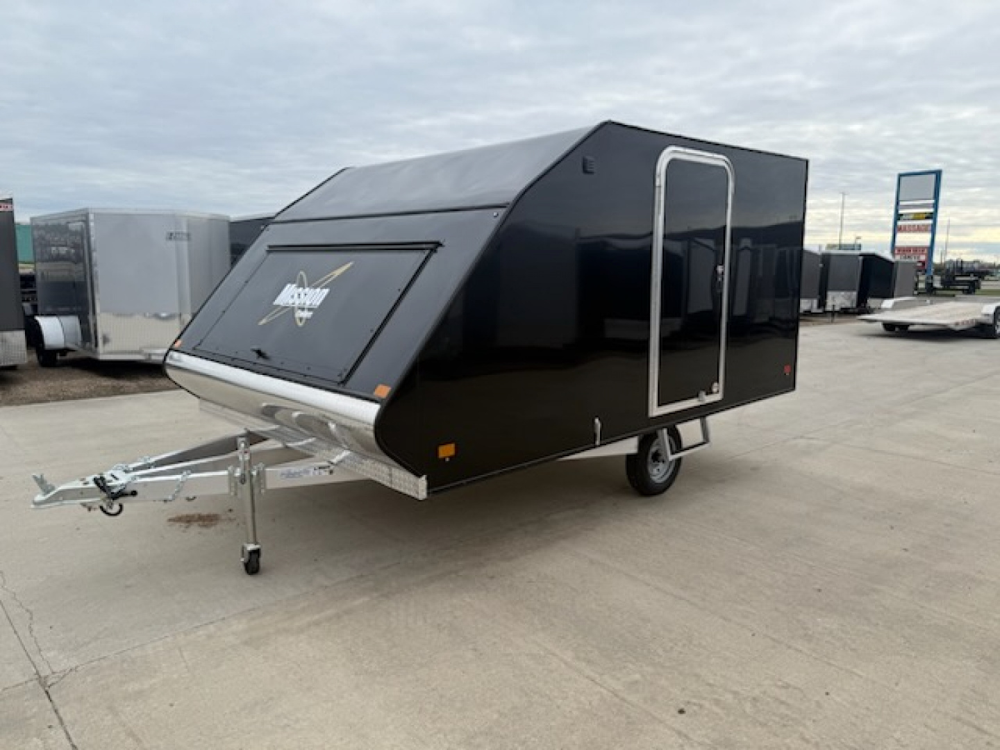 New 2026 Mission MFS 101x12 Crossover Enclosed Snowmobile Trailer