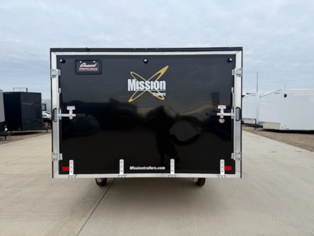 New 2026 Mission MFS 101x12 Crossover Enclosed Snowmobile Trailer