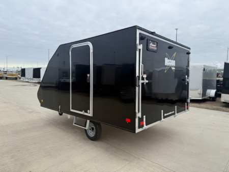 New 2026 Mission MFS 101x12 Crossover Enclosed Snowmobile Trailer
