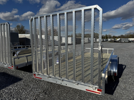 New 2026 Mission 18ft Wood Deck Landscape Aluminum Utility Trailer 6000 LB GVW
