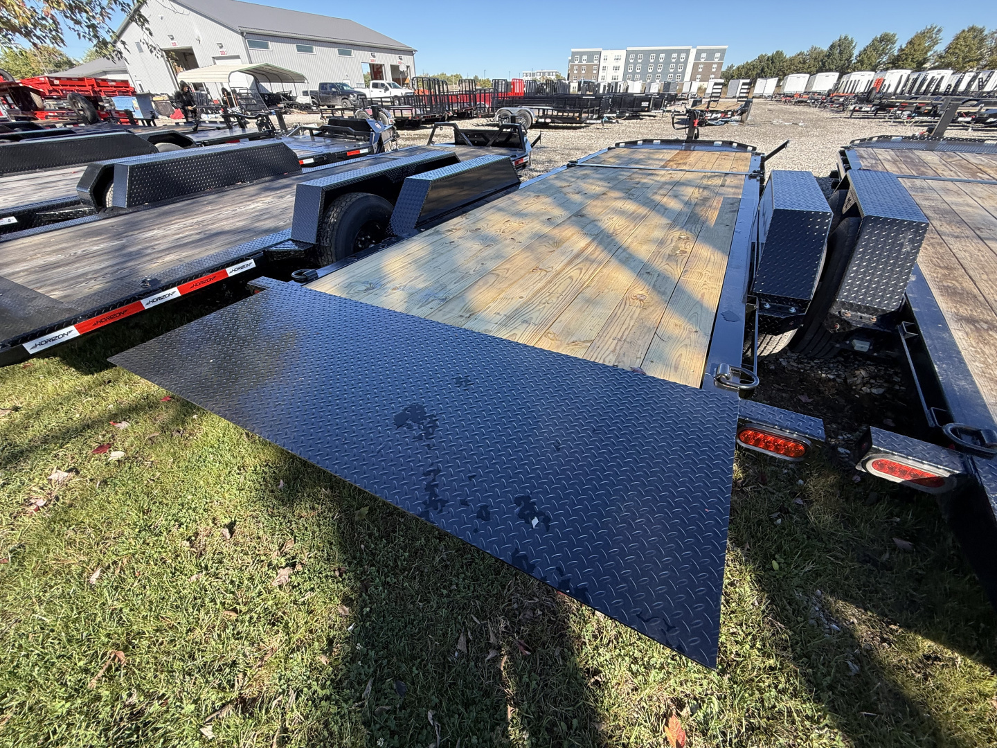 New 2026 LIBERTY LT16K83X22SPB8WF Tilt Trailer 83X22 TA PARTIAL (GVW:17500) MIDNIGHT BLACK