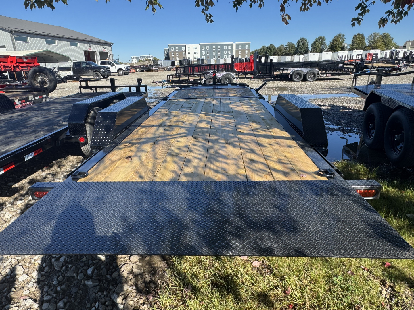 New 2026 LIBERTY LT16K83X22SPB8WF Tilt Trailer 83X22 TA PARTIAL (GVW:17500) MIDNIGHT BLACK