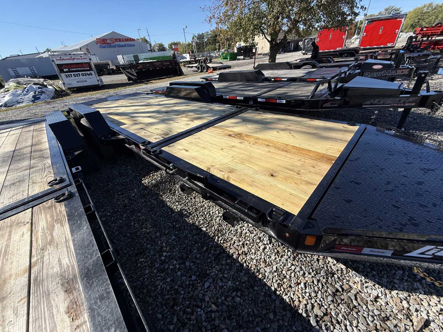 New 2026 LIBERTY LT16K83X22SPB8WF Tilt Trailer 83X22 TA PARTIAL (GVW:17500) MIDNIGHT BLACK