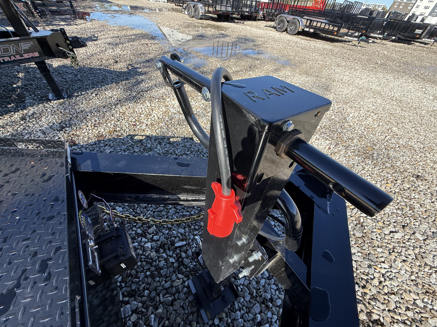 New 2026 LIBERTY LT16K83X22SPB8WF Tilt Trailer 83X22 TA PARTIAL (GVW:17500) MIDNIGHT BLACK