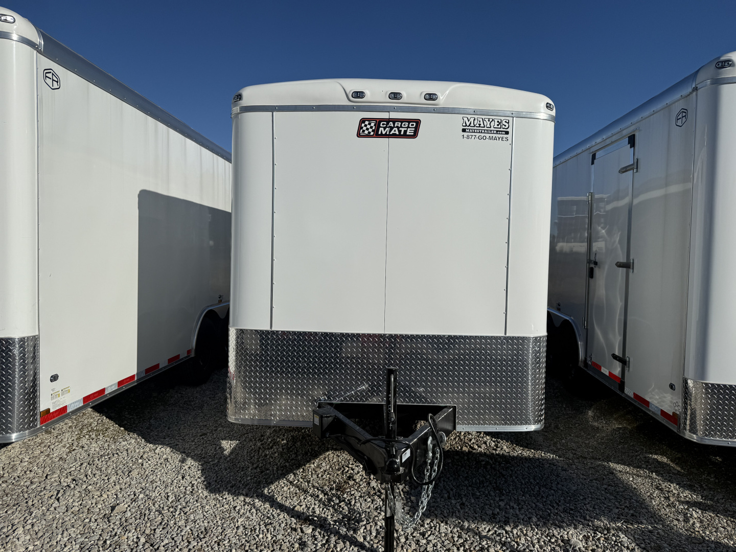 New 2026 CARGO MATE EHW716TA3-24 Cargo / Enclosed Trailer 7X16 TA DOUBLE DOOR (GVW:9800) WHITE