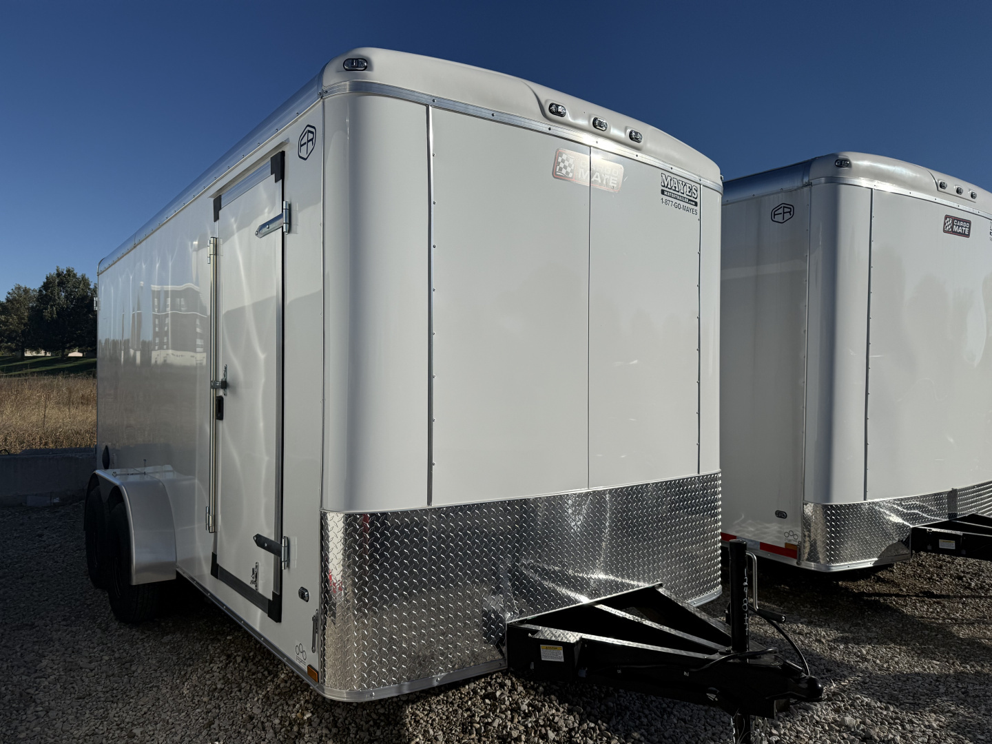 New 2026 CARGO MATE EHW716TA3-24 Cargo / Enclosed Trailer 7X16 TA DOUBLE DOOR (GVW:9800) WHITE