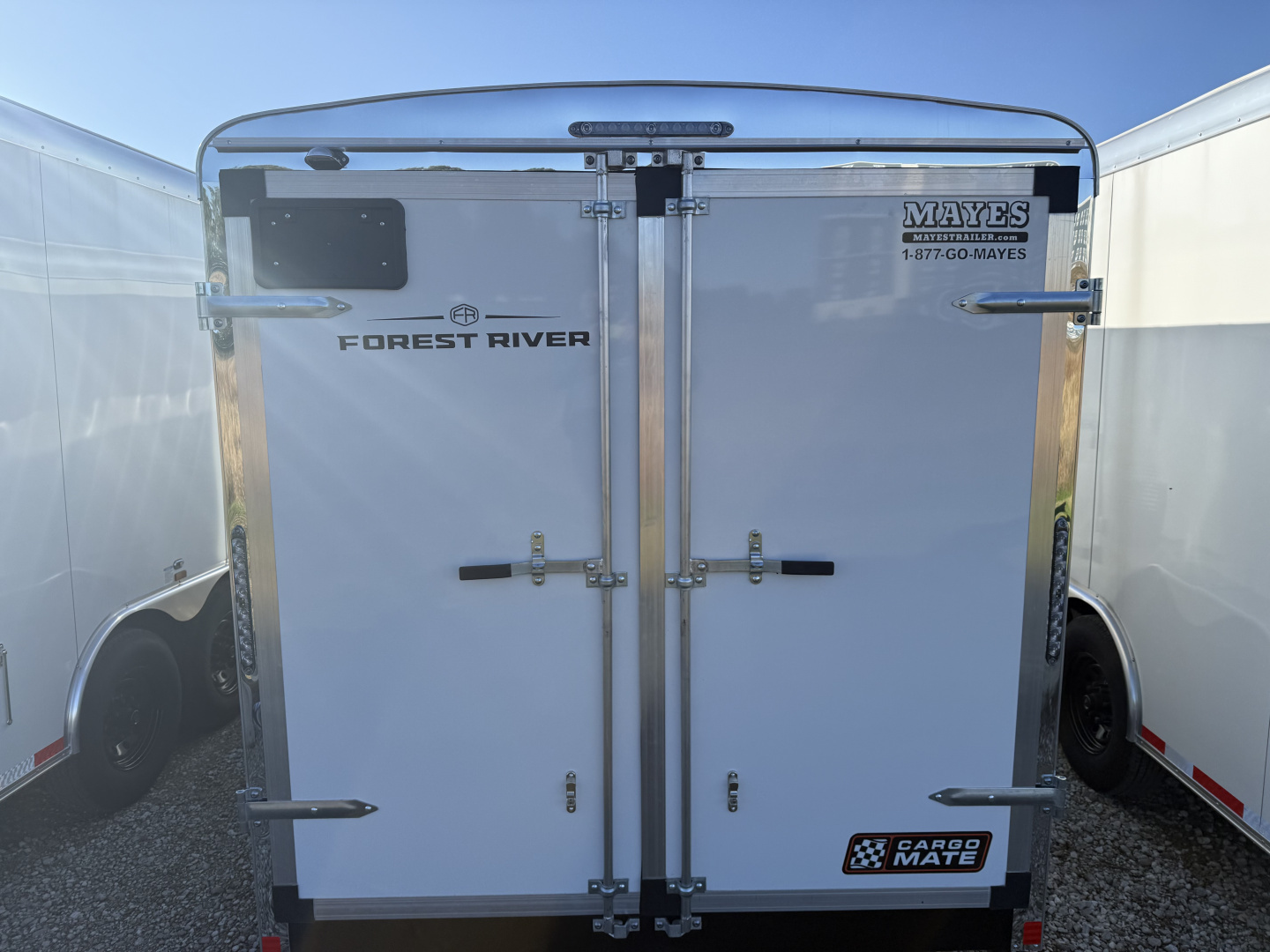 New 2026 CARGO MATE EHW716TA3-24 Cargo / Enclosed Trailer 7X16 TA DOUBLE DOOR (GVW:9800) WHITE