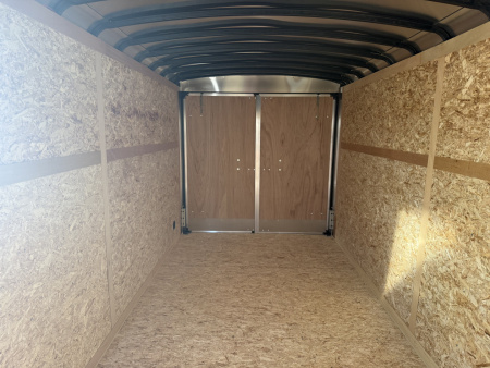 New 2026 CARGO MATE EHW716TA3-24 Cargo / Enclosed Trailer 7X16 TA DOUBLE DOOR (GVW:9800) WHITE
