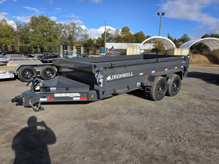 New 2026 Iron Bull DWB 7X14 14,999K Dump Trailer