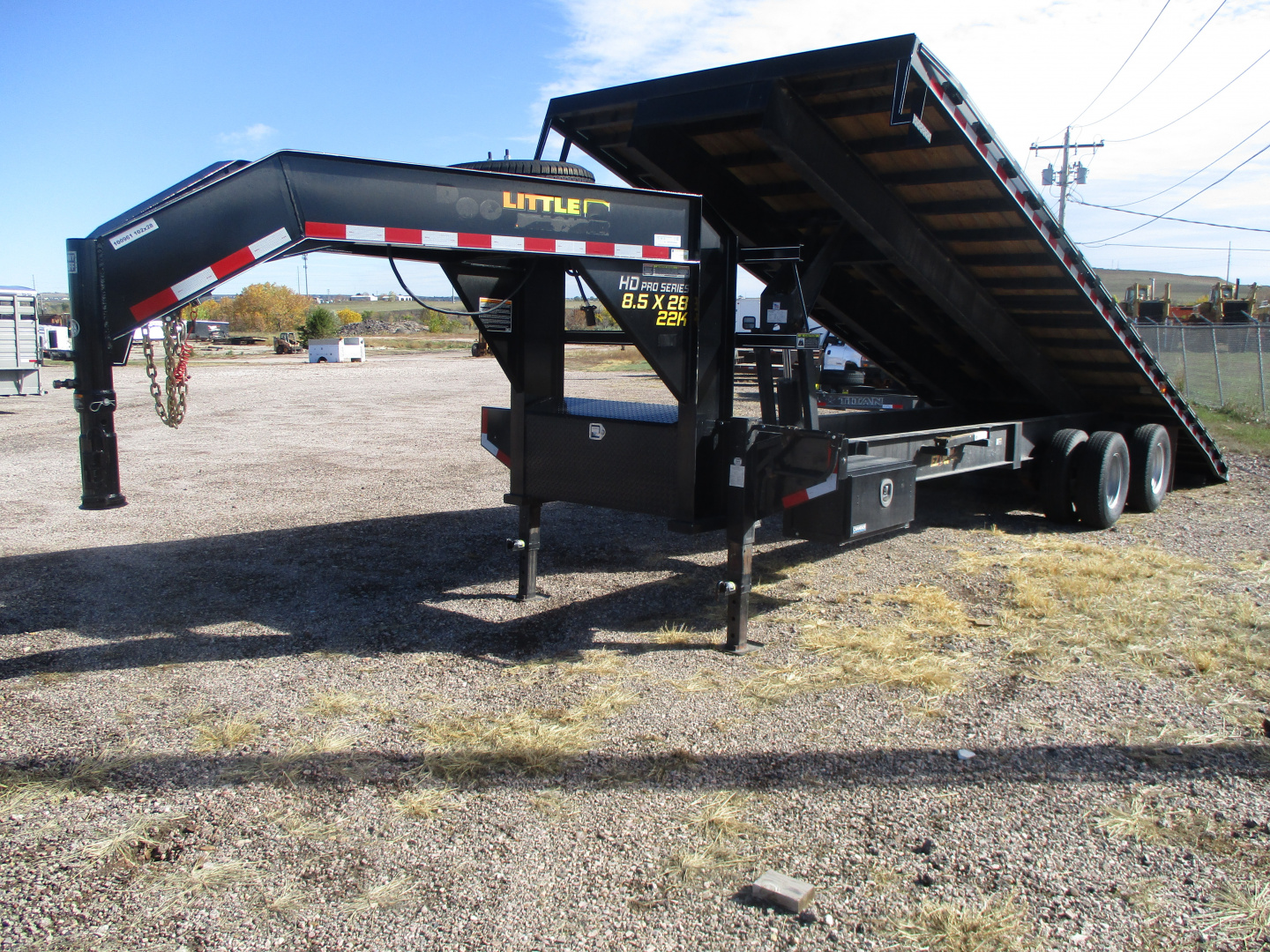 Used 2022 Doolittle Trailers Flatbed Flatbed Trailer 8'6 X 28
