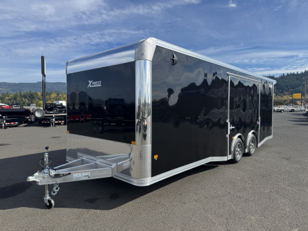 New 2026 ALCOM XPRESS 8.5X24 (10K GVWR) Race Trailer w/ Elite Escape Door