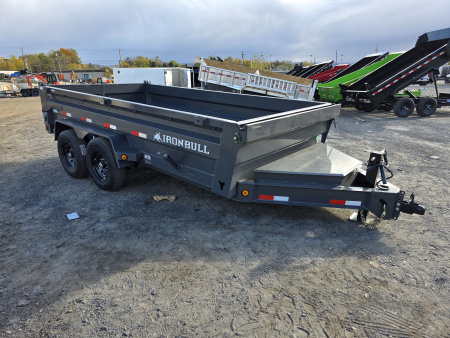 New 2026 Iron Bull DWB 7X14 14,999K Dump Trailer