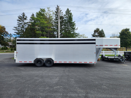 New 2026 Frontier Trailers 7X24LIVESTOCK GN Stock / Stock Combo Trailer