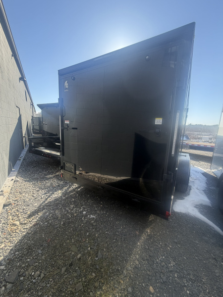 New 2025 Spartan Cargo SP7X18 TA Cargo / Enclosed Trailer *BLACK W/ BLACK