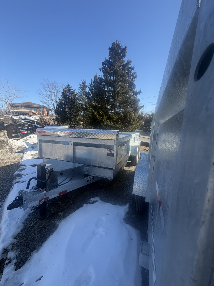 New 2026 BWISE DT716LP-LE-14 7X16 TA Dump Trailer