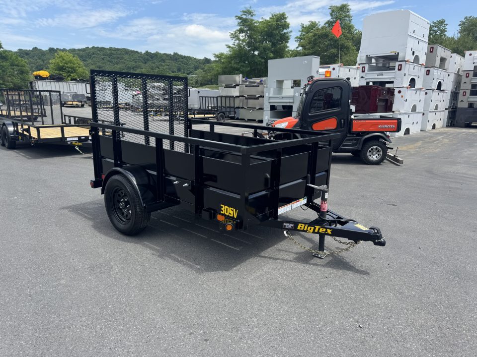 New 2026 Big Tex Trailers 30SV-08BK 5X8 SA Landscape Trailer