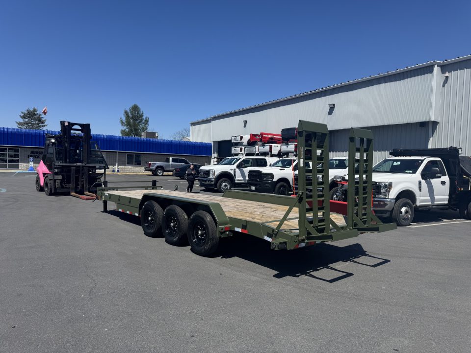 New 2026 Load Trail CH8324073_94456 7X24TA3 Equipment Trailer *ARMY GREEN