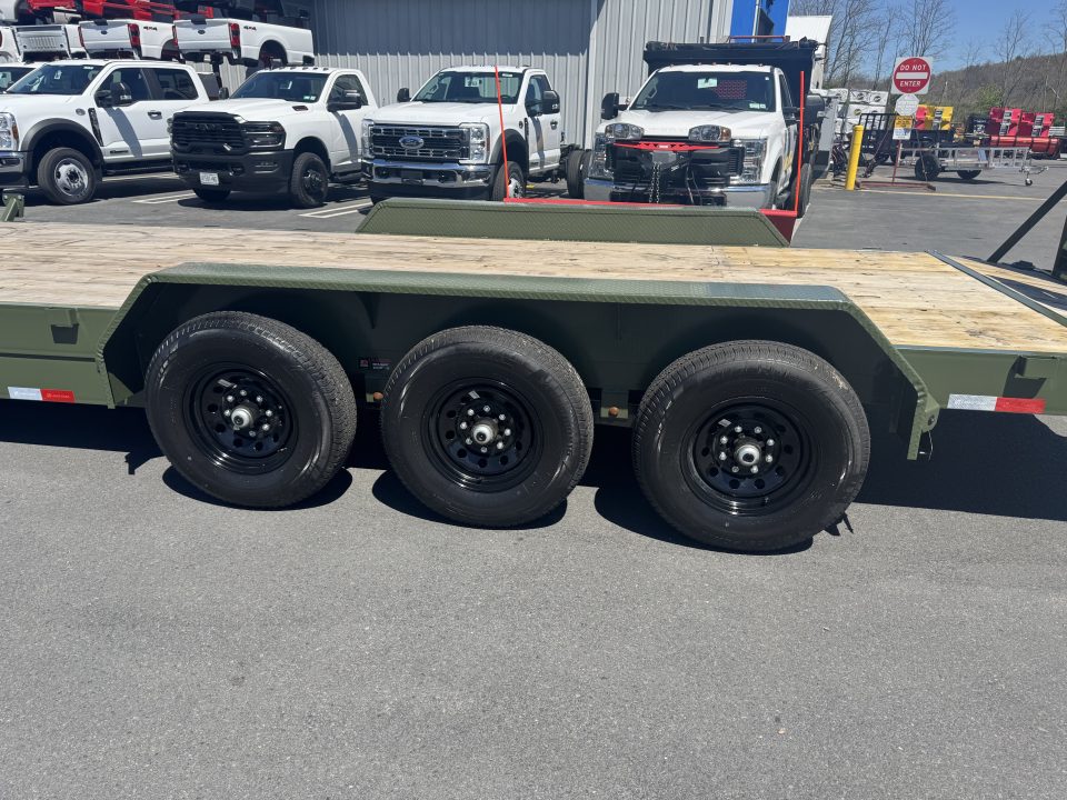 New 2026 Load Trail CH8324073_94456 7X24TA3 Equipment Trailer *ARMY GREEN