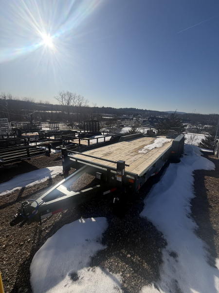 New 2026 Load Trail CH8324073_94456 7X24TA3 ARMY GREEN Equipment Trailer