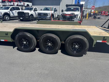 New 2026 Load Trail CH8324073_94456 7X24TA3 Equipment Trailer *ARMY GREEN