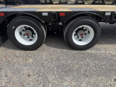 New 2026 Behnke 102"x29' 20 TON Pintle Hitch Tag Trailer *AIR RAMPS*