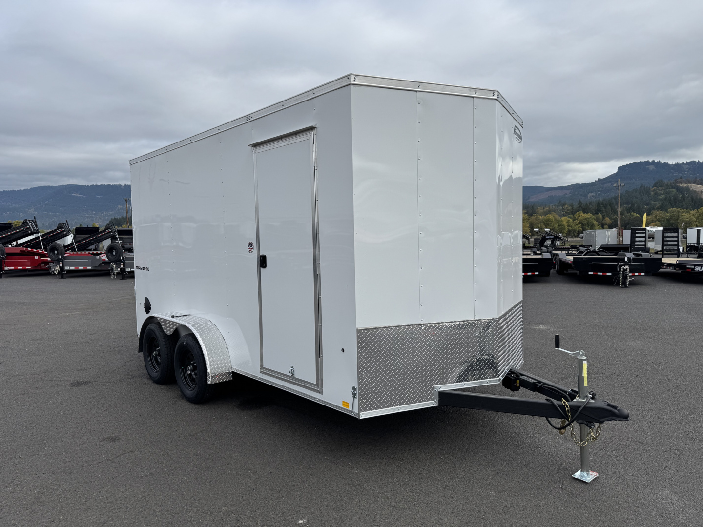 New 2026 Formula Traverse 7x14 (7k GVWR) Enclosed Trailer w/ Rear Ramp Door