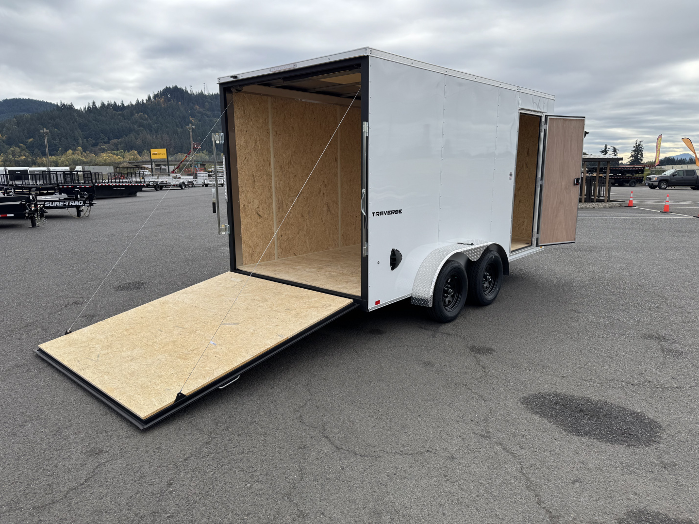 New 2026 Formula Traverse 7x14 (7k GVWR) Enclosed Trailer w/ Rear Ramp Door