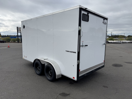 New 2026 Formula Traverse 7x14 (7k GVWR) Enclosed Trailer w/ Rear Ramp Door