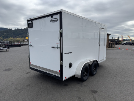 New 2026 Formula Traverse 7x14 (7k GVWR) Enclosed Trailer w/ Rear Ramp Door