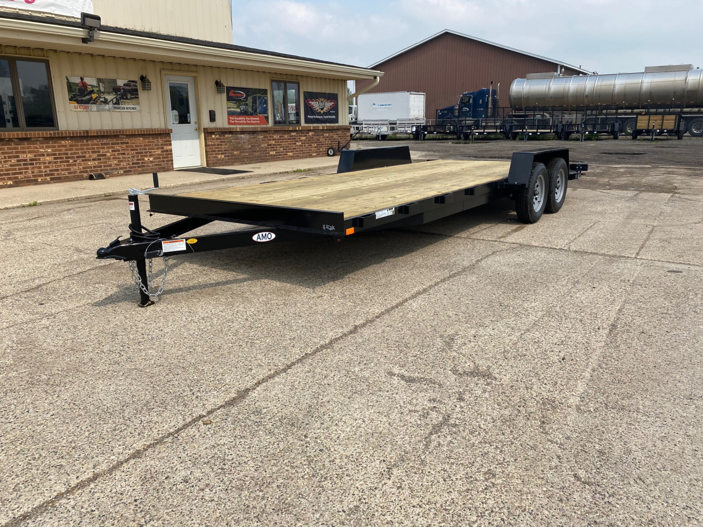 New 2026 AMO 82x18-TA2 Flat Deck 7K Car Hauler