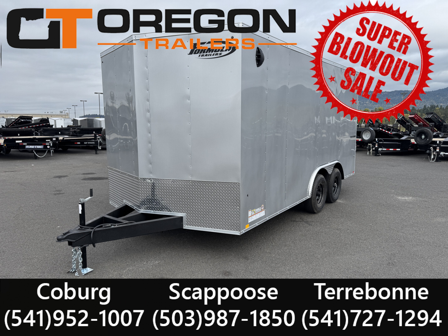 New 2026 Formula Trailers 8.5x16 Traverse Enclosed Cargo 10K GVWR