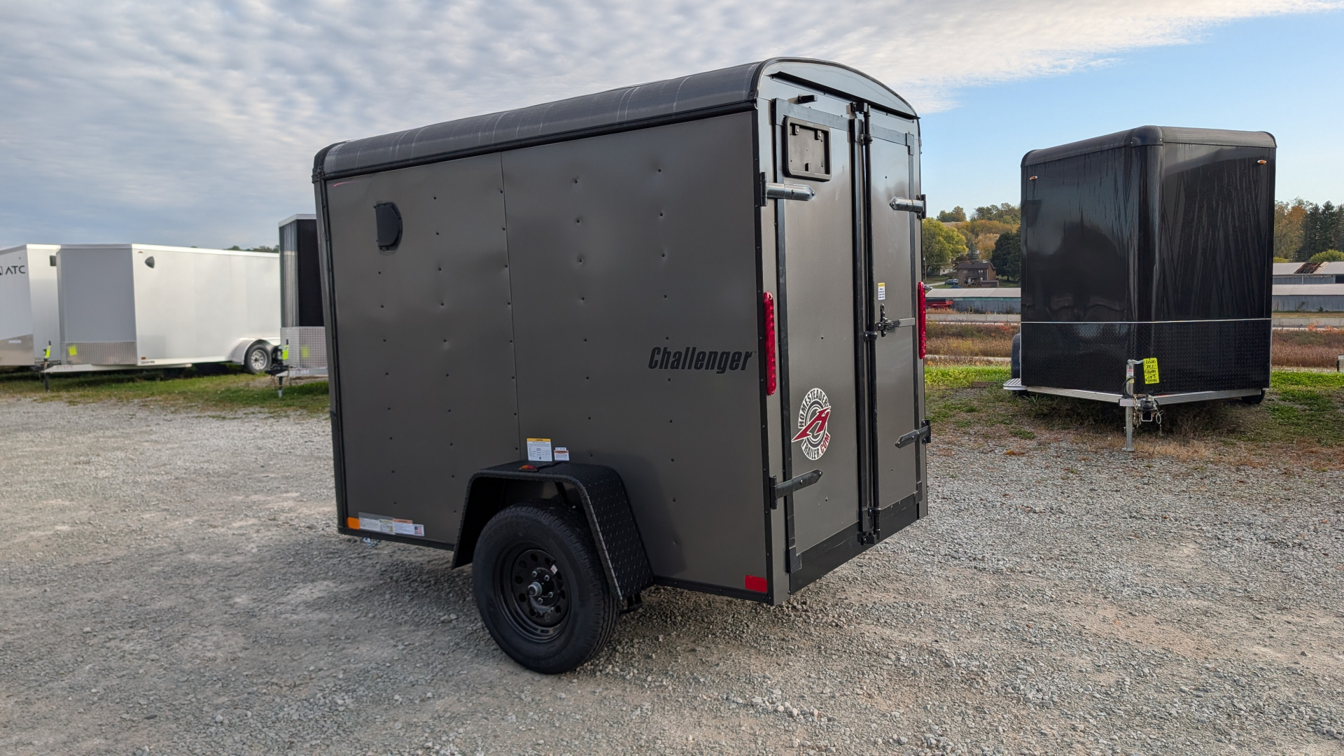 New 2026 Homesteader 5x8 Challenger Cargo Trailer w/ Double Barn Doors