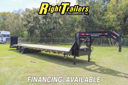 New 2025 8.5X40 DP Platinum Star Gooseneck Equipment Trailer