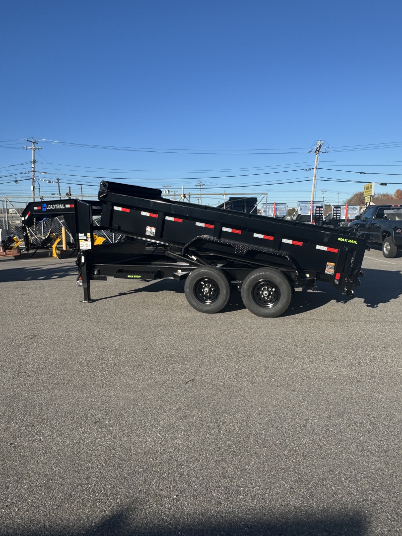 New 2026 Load Trail 83"X14' Gooseneck Dump Trailer Ramps & Tarp
